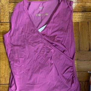 NWT Fila purple v-neck top